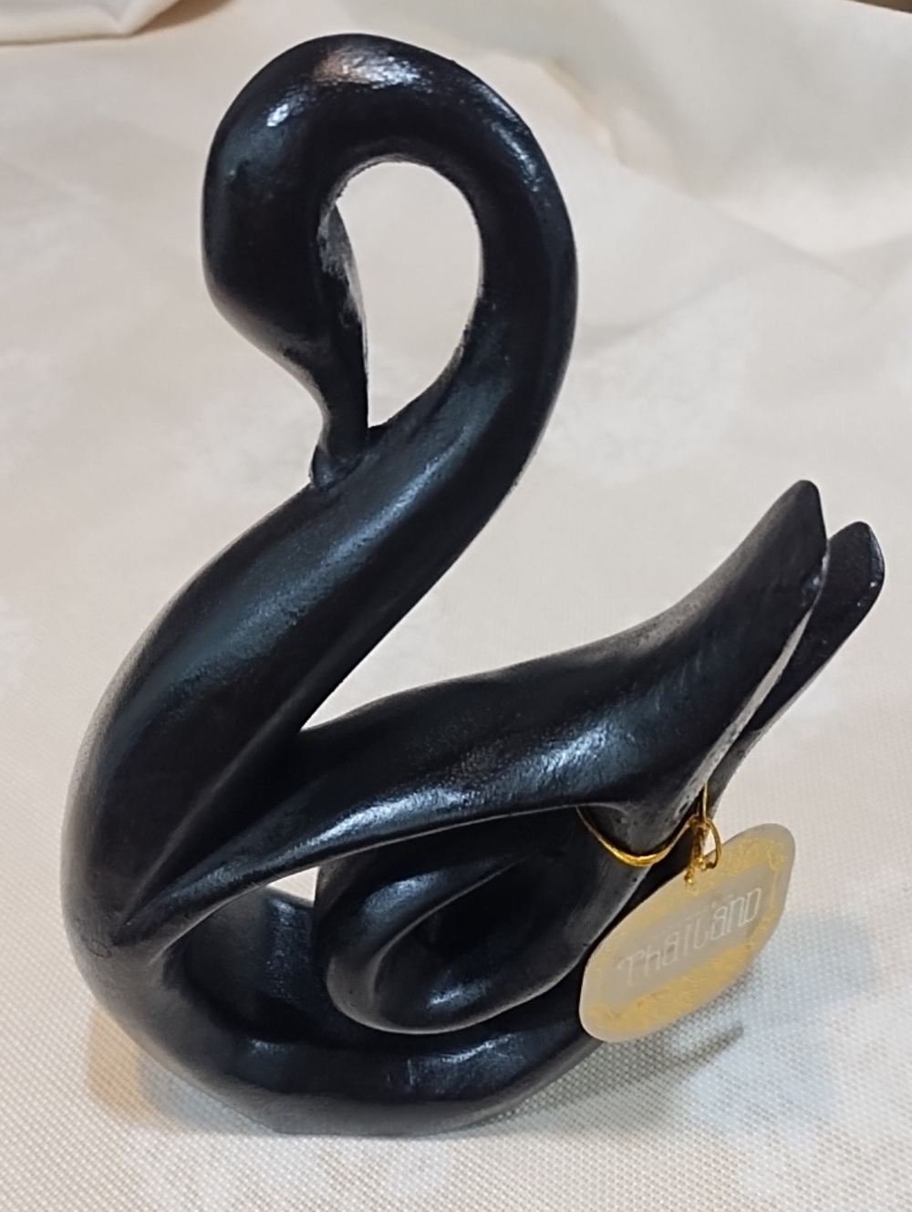 Black Swan Home Sculpture - Thailand NWT Handmade.
